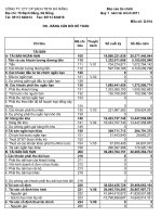 Báo cáo tài chính quý 1 năm 2011 - Công ty Cổ phần Sách và Thiết bị trường học Đà Nẵng