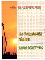 Báo cáo thường niên năm 2015 - Công ty Cổ phần Bê tông Biên Hòa
