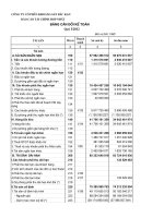 Báo cáo tài chính hợp nhất quý 1 năm 2012 - Công ty Cổ phần Khoáng sản Bắc Kạn