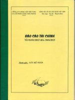 Báo cáo tài chính quý 2 năm 2015 - Công ty Cổ phần Cảng Nha Trang