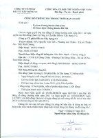 Nghị quyết Hội đồng Quản trị ngày 18-07-2011 - Công ty Cổ phần Đầu tư Xây dựng 3-2