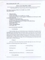 Báo cáo thường niên năm 2013 - Công ty Cổ phần Chiếu xạ An Phú