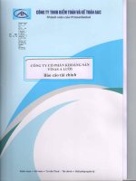 Báo cáo tài chính quý 2 năm 2014 (đã soát xét) - Công ty Cổ phần Khoáng sản Vinas A Lưới