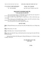 Nghị quyết Hội đồng Quản trị ngày 04-01-2011 - Công ty Cổ phần Sách và Thiết bị Bình Định