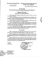 Bản điều lệ - Tổng Công ty Cổ phần Bảo hiểm Ngân hàng Đầu tư và phát triển Việt Nam