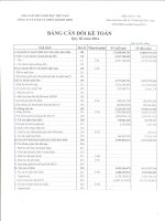 Báo cáo tài chính quý 3 năm 2014 - Công ty Cổ phần Sách và Thiết bị Bình Định