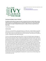 Tôi đã xin học bổng du học Mỹ như thế nào?