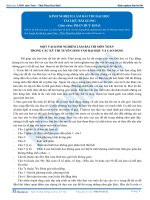 Bai 01 TLBG kinh nghiem lam bai thi phan 01