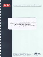 Báo cáo tài chính năm 2014 (đã kiểm toán) - Công ty cổ phần Đầu tư và Phát triển Đô thị Dầu khí Cửu Long