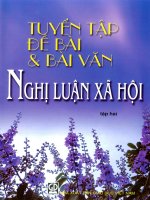 Tuyển tập đề bài và bài văn nghị luận xã hội tập hai