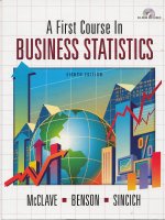 James T. McClave, P. George Benson, Terry L. Sincich,-First Course in Business Statistics-Prentice-Hall (2000)