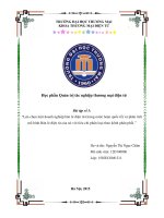 Lựa chọn một doanh nghiệp bán lẻ điện tử (trong nước hoặc quốc tế) và phân tích mô hình bán lẻ điện tử của nó với tiêu chí phân loại theo kênh phân phối, liên hệ lazada