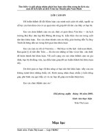 Tìm hiểu và giải pháp nhằm phát huy hơn nữa tiềm năng du lịch của cụm di tích lịch sử đền trần tại thành phố nam định 