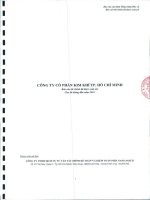 Báo cáo tài chính quý 2 năm 2010 (đã kiểm toán) - Công ty Cổ phần Kim khí Thành phố Hồ Chí Minh