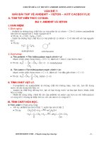 CHUYÊN đề 6 lý THUYẾT ANDEHIT   XETON   AXIT CACBOXYLIC