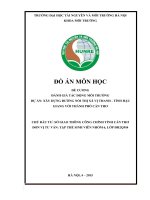 Lập báo cáo đánh giá tác động môi trường (ĐTM) cho dự án: “ Xây dựng đường nối thị xã Vị Thanh tỉnh Hậu Giang với thành phố Cần Thơ