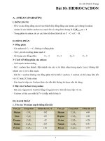 tổng hợp hidrocacbon