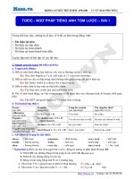 Tài liệu khóa luyện thi TOEIC 600 cô Mai Phương