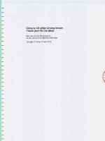 Báo cáo tài chính năm 2013 (đã kiểm toán) - Công ty Cổ phần Chứng khoán Thành phố Hồ Chí Minh