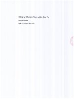 Báo cáo tài chính năm 2015 (đã kiểm toán) - Công ty Cổ phần Thực phẩm Sao Ta