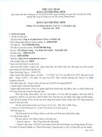 Báo cáo thường niên năm 2015 - Công ty Cổ phần Dược - Vật tư Y tế Đăk Lăk