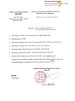 Báo cáo tài chính quý 2 năm 2015 - Công ty Cổ phần Dược phẩm Bến Tre