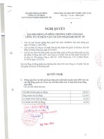 Nghị quyết Đại hội cổ đông thường niên năm 2010 - Công ty cổ phần Vận tải Sản phẩm khí quốc tế