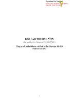 Báo cáo thường niên năm 2015 - Công ty Cổ phần Đầu tư và Phát triển giáo dục Hà Nội