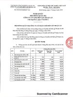 Nghị quyết Hội đồng Quản trị - Công ty Cổ phần Chế biến Gỗ Thuận An