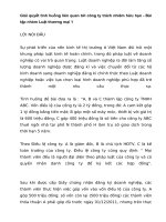 Bài tập nhóm luật Thương mại: Giải quyết tình huống liên quan tới công ty TNHH