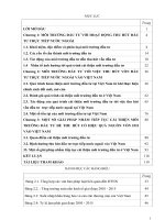 HOÀN THIỆN MÔI TRƯỜNG ĐẦU TƯ NHẰM THU HÚT VỐN ĐẦU TƯ TRỰC TIẾP NƯỚC NGOÀI VÀO VIỆT NAM TRONG GIAI ĐOẠN 2016  2020 NHẰM THU HÚT VỐN ĐẦU TƯ TRỰC TIẾP NƯỚC NGOÀI VÀO VIỆT NAM TRONG GIAI ĐOẠN 2016  2020