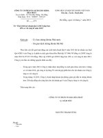 Báo cáo tài chính quý 4 năm 2013 - Công ty Cổ phần In Sách giáo khoa Hoà Phát