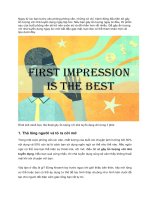 2 phút để gây ấn tượng với nhà tuyển dụng