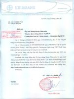 Nghị quyết Đại hội cổ đông thường niên năm 2011 - Ngân hàng Thương mại Cổ phần Xuất nhập khẩu Việt Nam