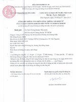 Báo cáo tài chính quý 4 năm 2014 - Công ty cổ phần Thương mại và Khai thác Khoáng sản Dương Hiếu