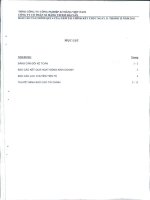 Báo cáo tài chính quý 4 năm 2011 - Công ty Cổ phần Xi măng Vicem Hải Vân