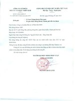 Báo cáo tài chính năm 2015 (đã kiểm toán) - Công ty Cổ phần Đầu tư và Phát triển KSH