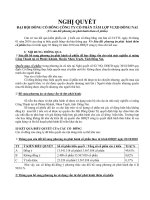 Nghị quyết Hội đồng Quản trị ngày 25-2-2010 - Công ty Cổ phần Tấm lợp Vật liệu xây dựng Đồng Nai