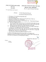 Báo cáo tài chính quý 1 năm 2016 - Công ty Cổ phần Dược phẩm Bến Tre