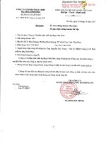 Báo cáo tài chính công ty mẹ năm 2015 (đã kiểm toán) - Công ty Cổ phần Phát triển Hạ tầng Vĩnh Phúc