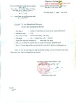 Báo cáo tài chính quý 4 năm 2015 - Công ty Cổ phần In Sách giáo khoa Hoà Phát