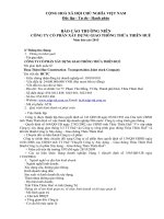 Báo cáo thường niên năm 2015 - Công ty Cổ phần Xây dựng Giao thông Thừa Thiên Huế