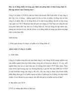 Bài tập nhóm luật Thương mại: Bảo vệ cổ đông thiểu số trong quy định của pháp luật và hiện trạng thực tế