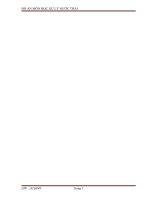 Thiết kế trạm xử lý nước thải khu đô thị với các số liệu cơ sở sau