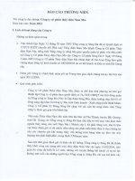 Báo cáo thường niên năm 2012 - Công ty Cổ phần Thủy điện Nậm Mu