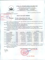 Báo cáo tài chính quý 2 năm 2014 - Công ty Cổ phần Đông Hải Bến Tre