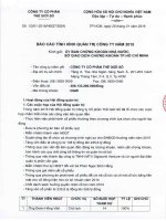 Báo cáo tình hình quản trị công ty - Công ty cổ phần Thế giới số