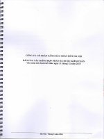 Báo cáo tài chính hợp nhất năm 2015 (đã kiểm toán) - Công ty Cổ phần Xăng dầu Chất đốt Hà Nội