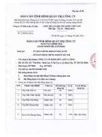 Báo cáo tình hình quản trị công ty - Công ty Cổ phần Hữu Liên Á Châu