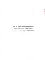 Báo cáo tài chính năm 2014 (đã kiểm toán) - Công ty Cổ phần Dược - Thiết bị Y tế Đà Nẵng